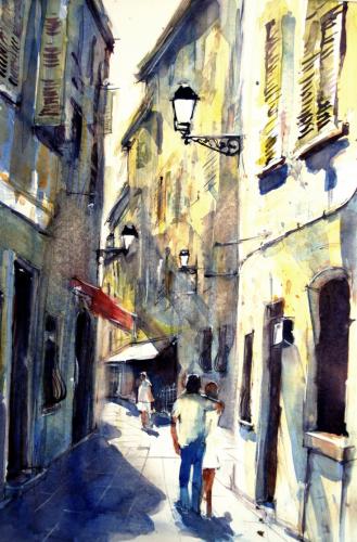 La rue Pistorelli - Nice